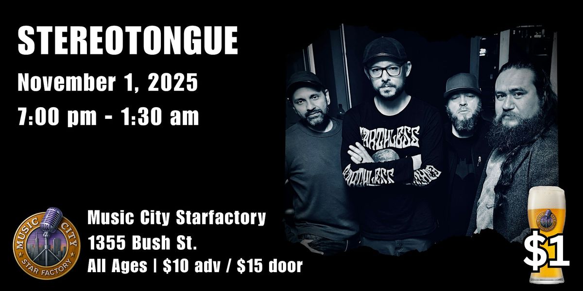 STEREOTONGUE - Live at Music City Starfactory | Rock
