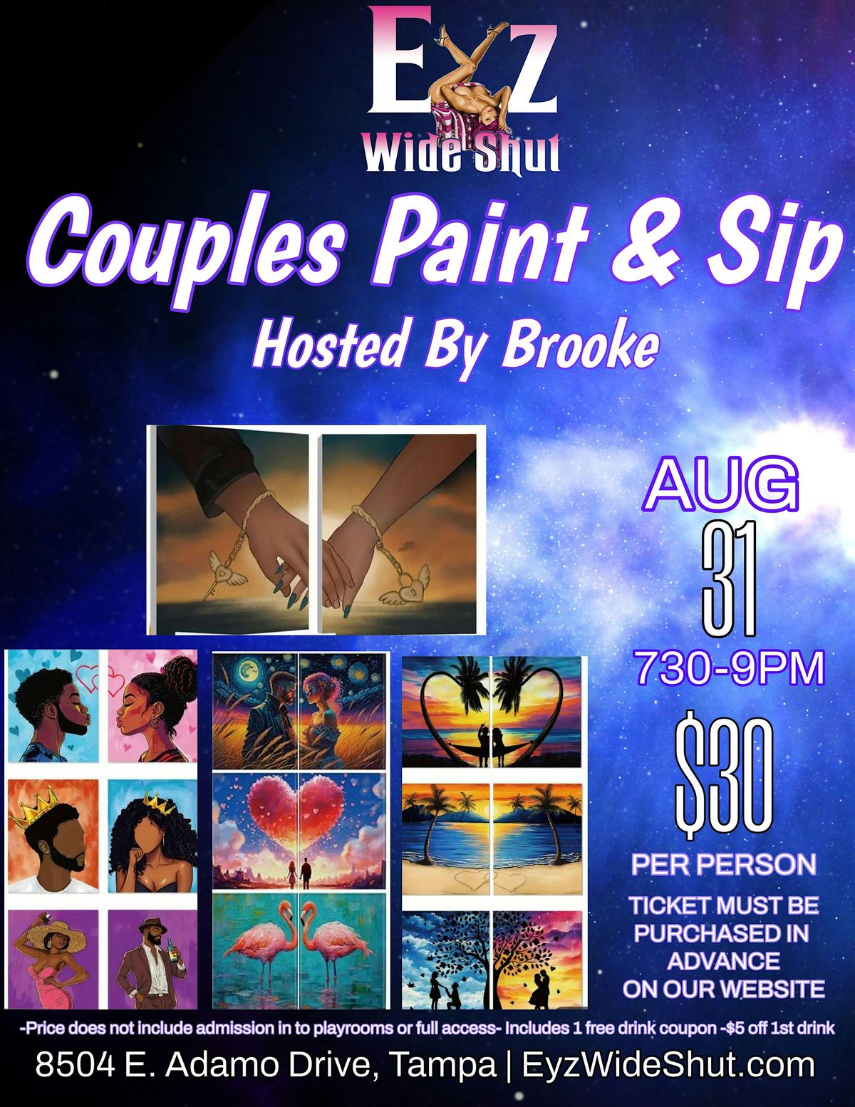 EYZ Wide Shut - Couples Paint and Sip