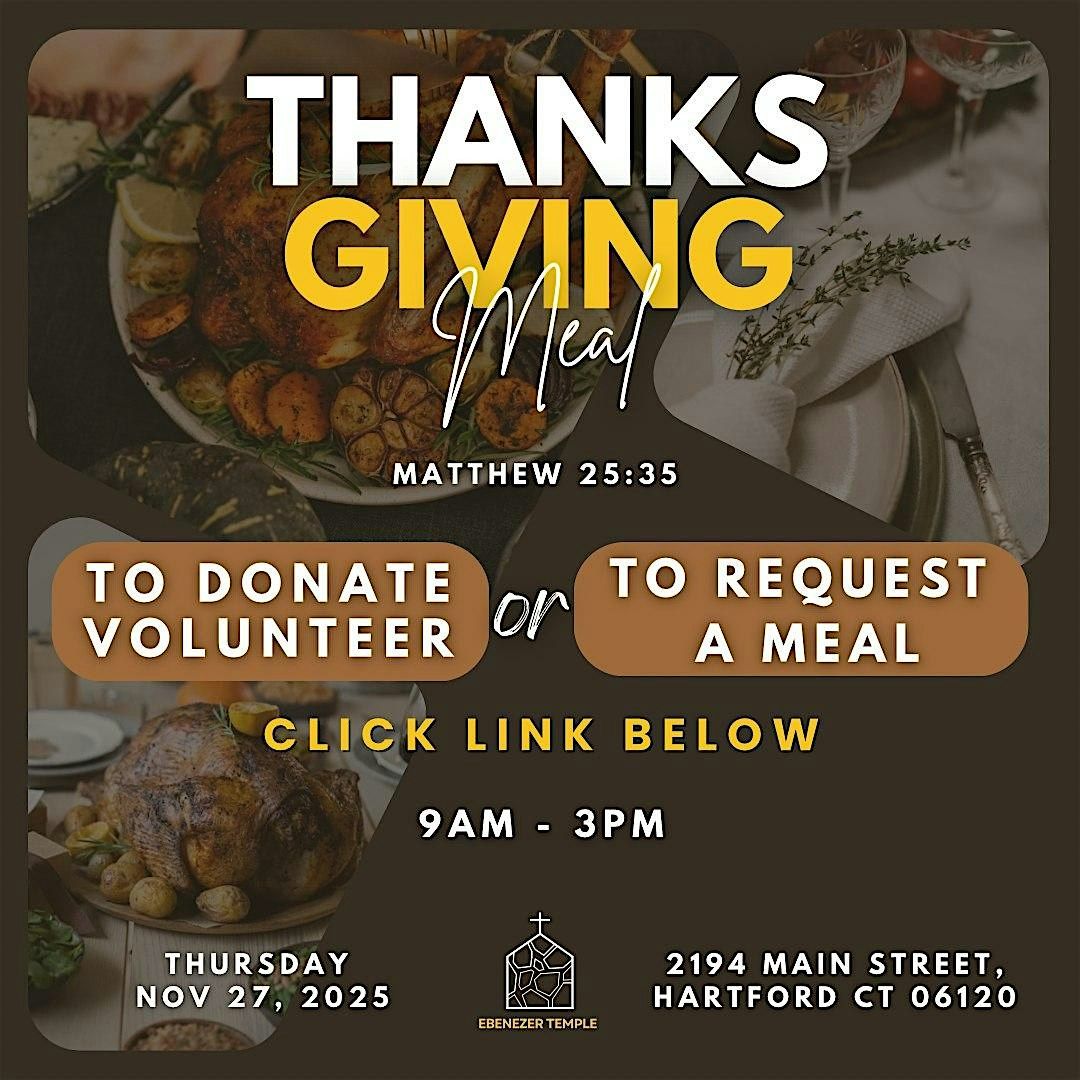 Ebenezer Temple Community Dinner