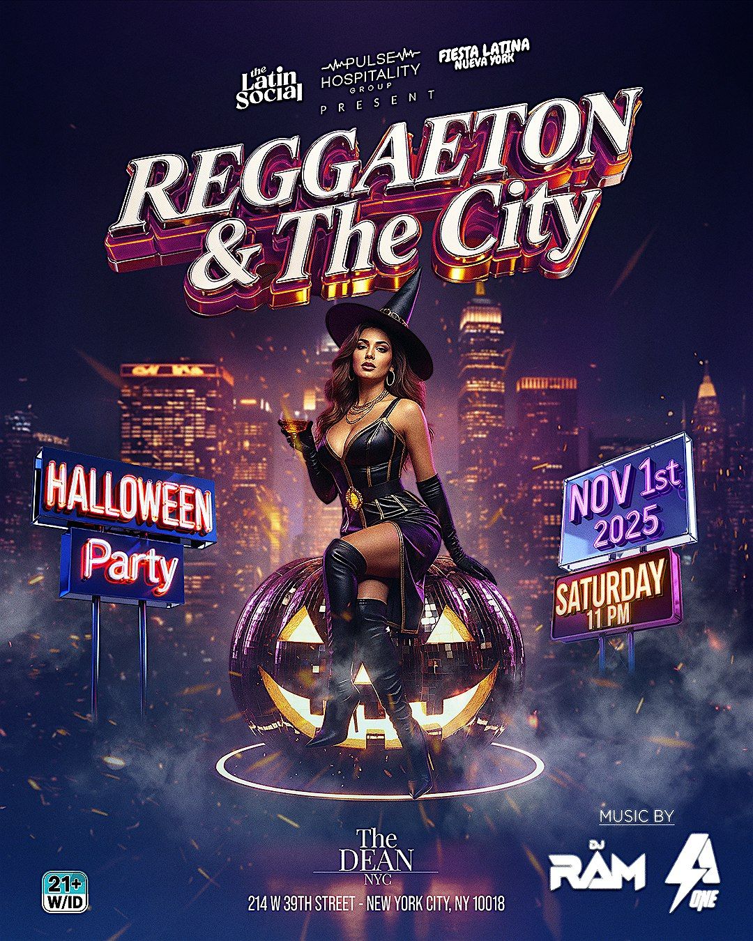 The Haunted: Reggaeton & The City Halloween Party @ The Dean NYC