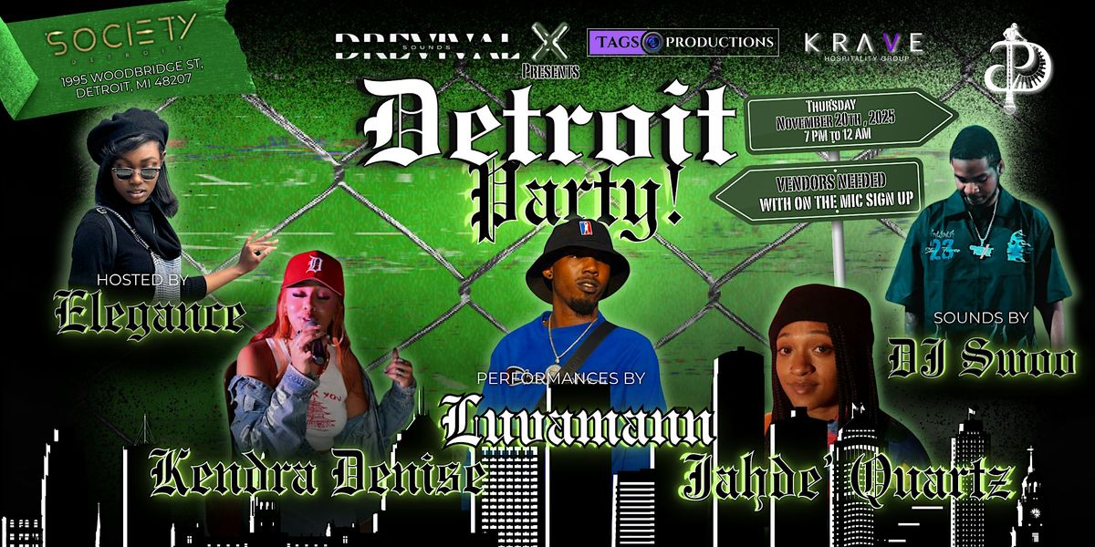 Detroit Party: Sip & RnB Edition