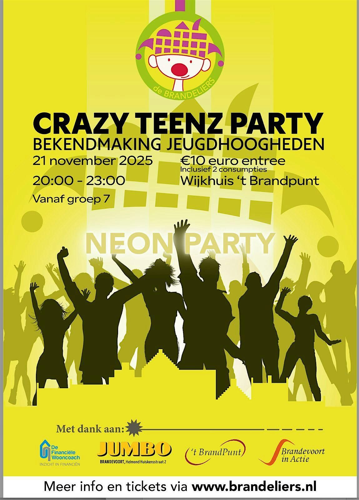 Crazy TeenZ Party - de Neon Editie