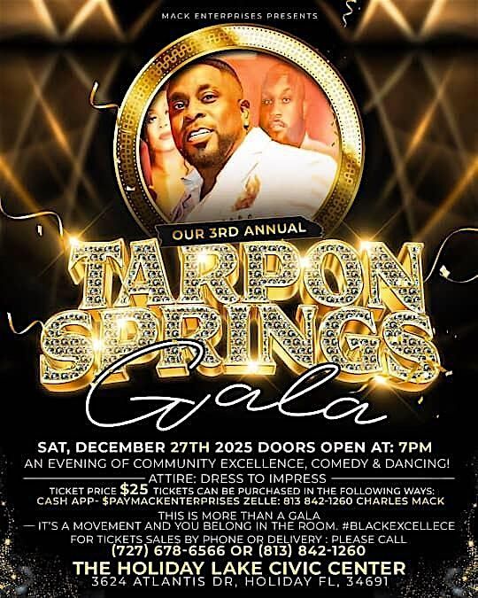 3RD ANNUAL TARPON SPRINGS GALA