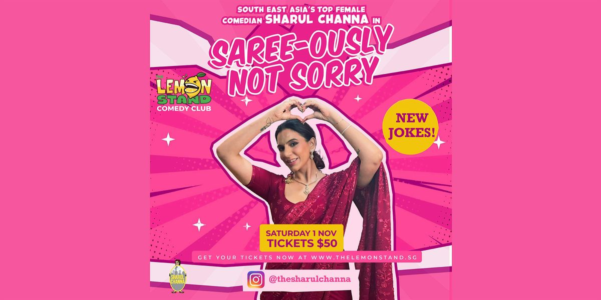 Comedy Special | Sharul Channa | Nov 1st 2025 @ The Lemon Stand Comedy Club