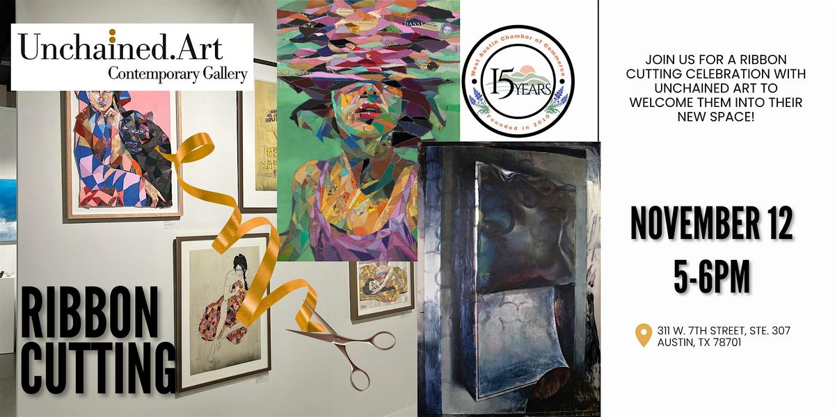 Ribbon Cutting for Unchained.Art