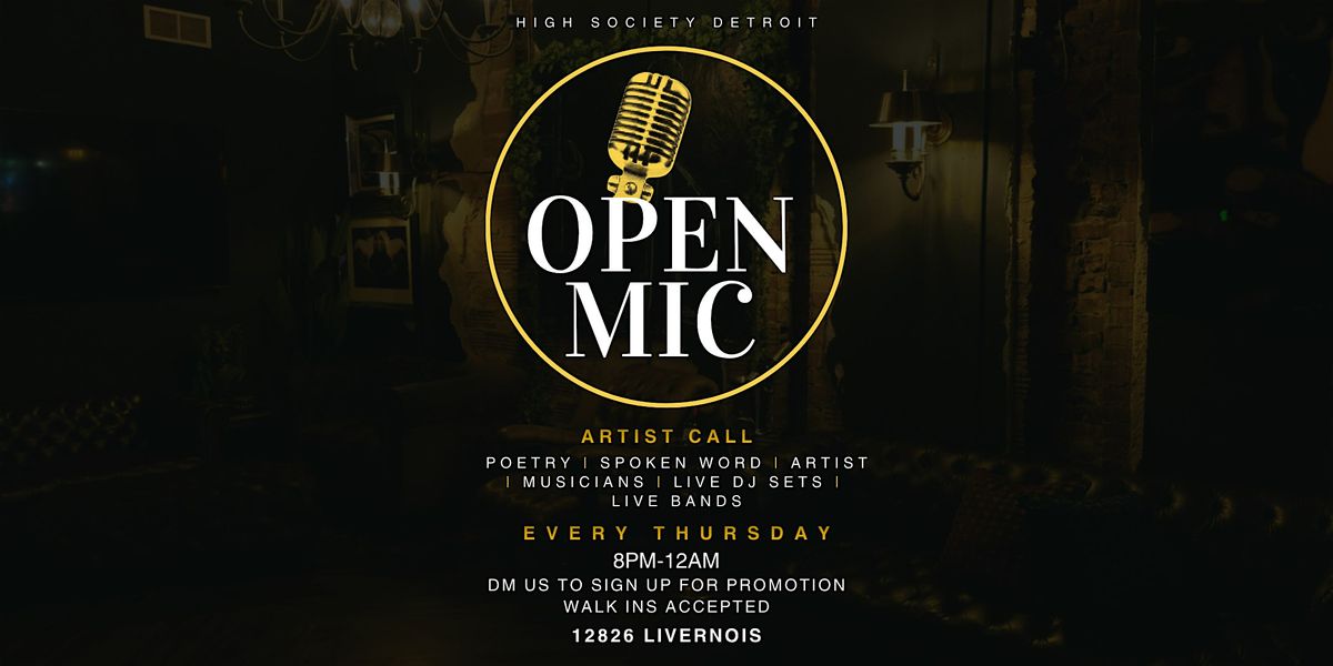 LIVE FROM THE COUCH:OPEN MIC SERIES