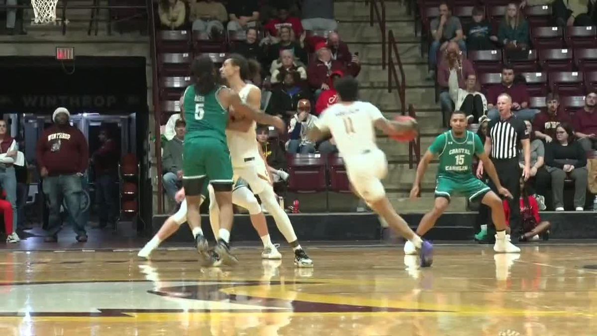 Coastal Carolina Chanticleers at Winthrop Eagles Mens Basketball at Winthrop Coliseum