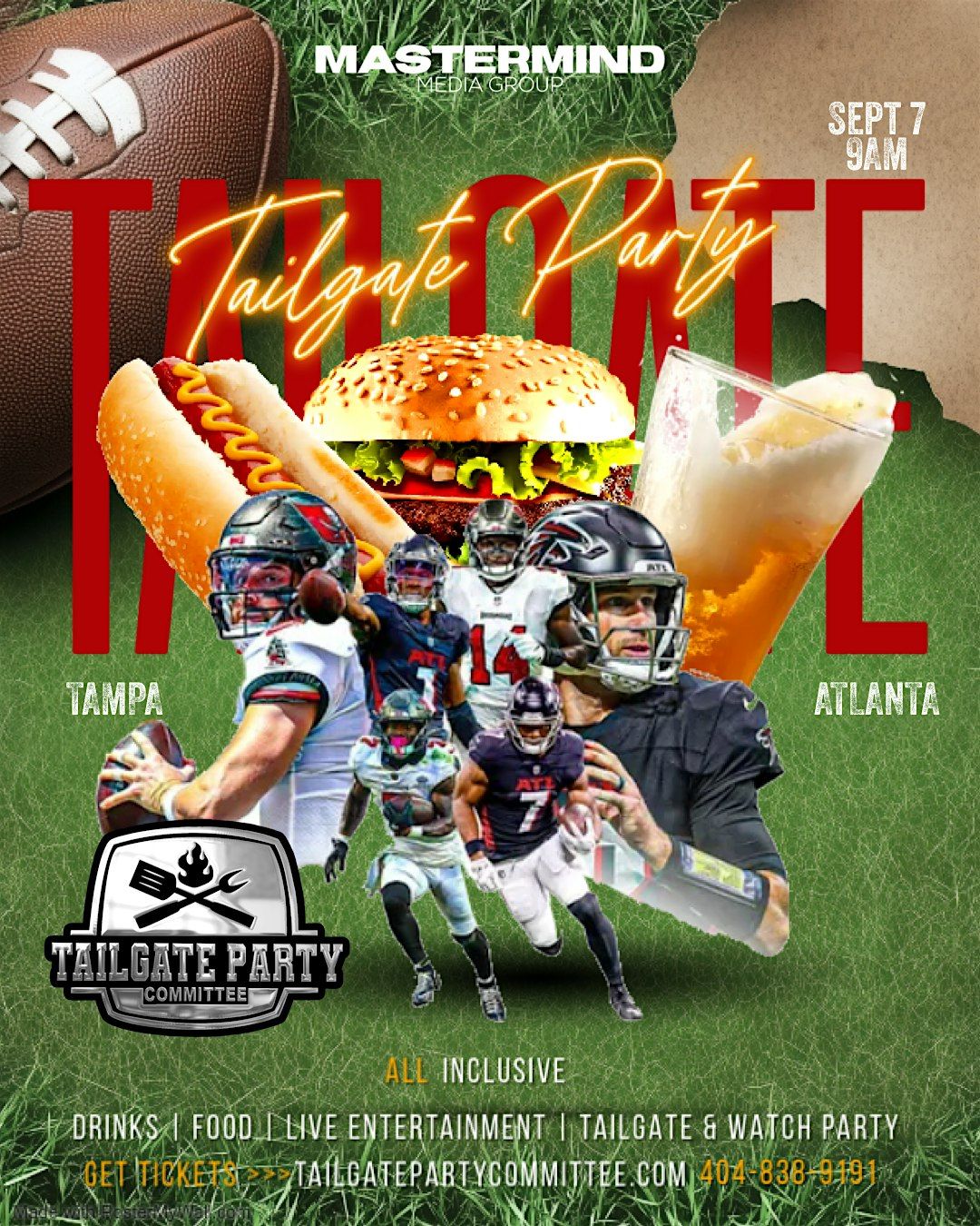 TAMPA VS ATLANTA TAILGATE PARTY