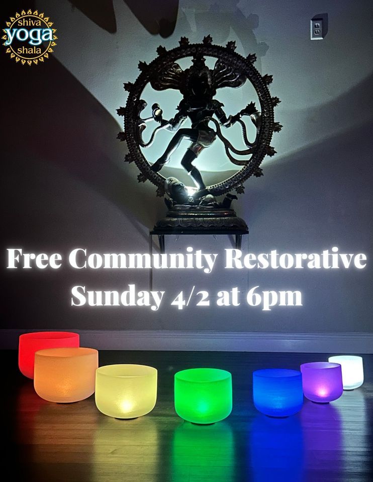 Free! Community Restorative Yoga Class
