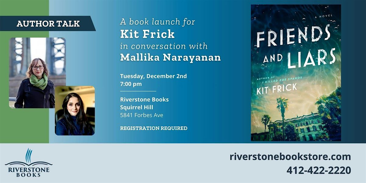 A Book Launch for Kit Frick in Conversation with Mallika Narayanan