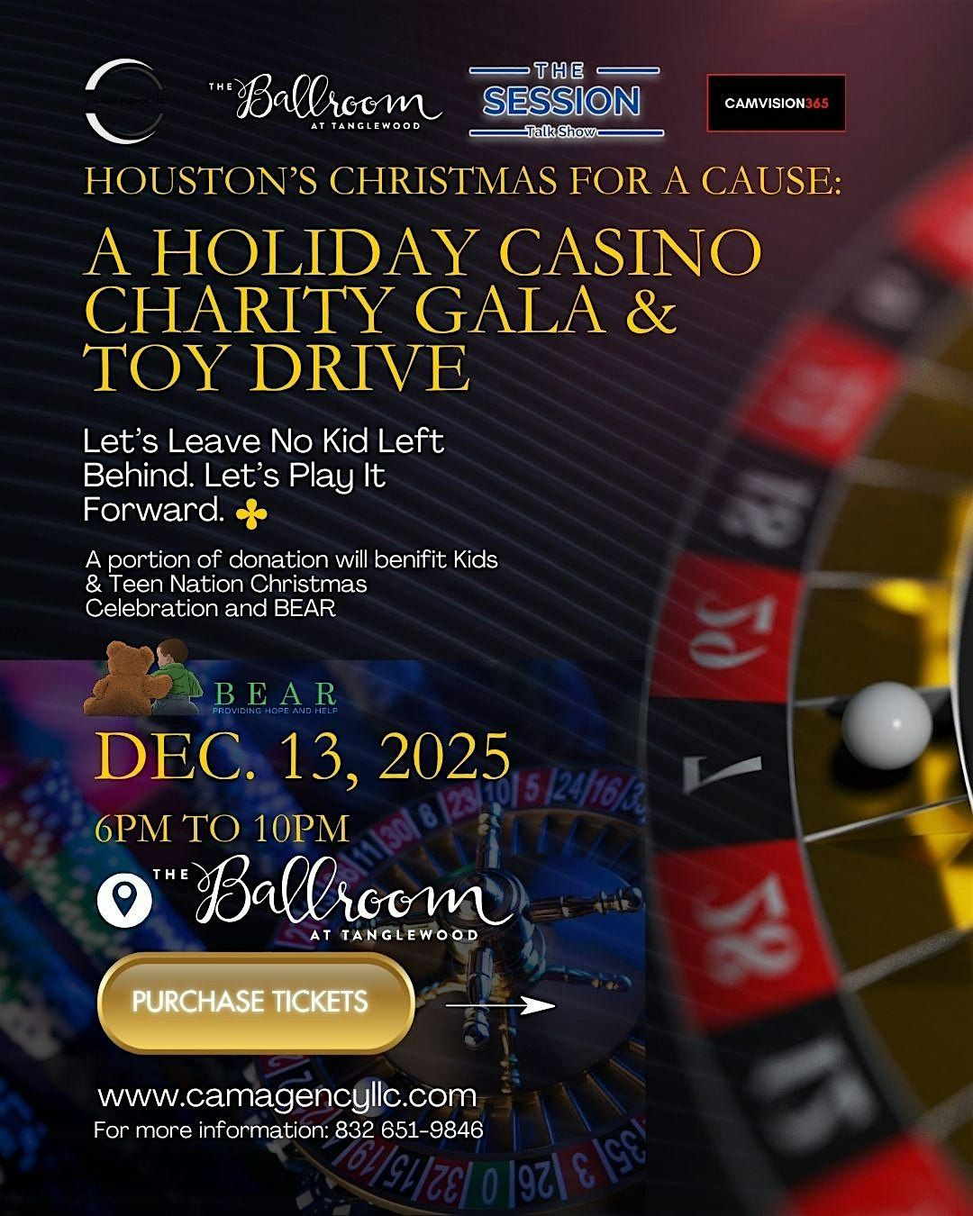 Houston\u2019s Christmas for A Cause: A Holiday Casino & Charity Gala