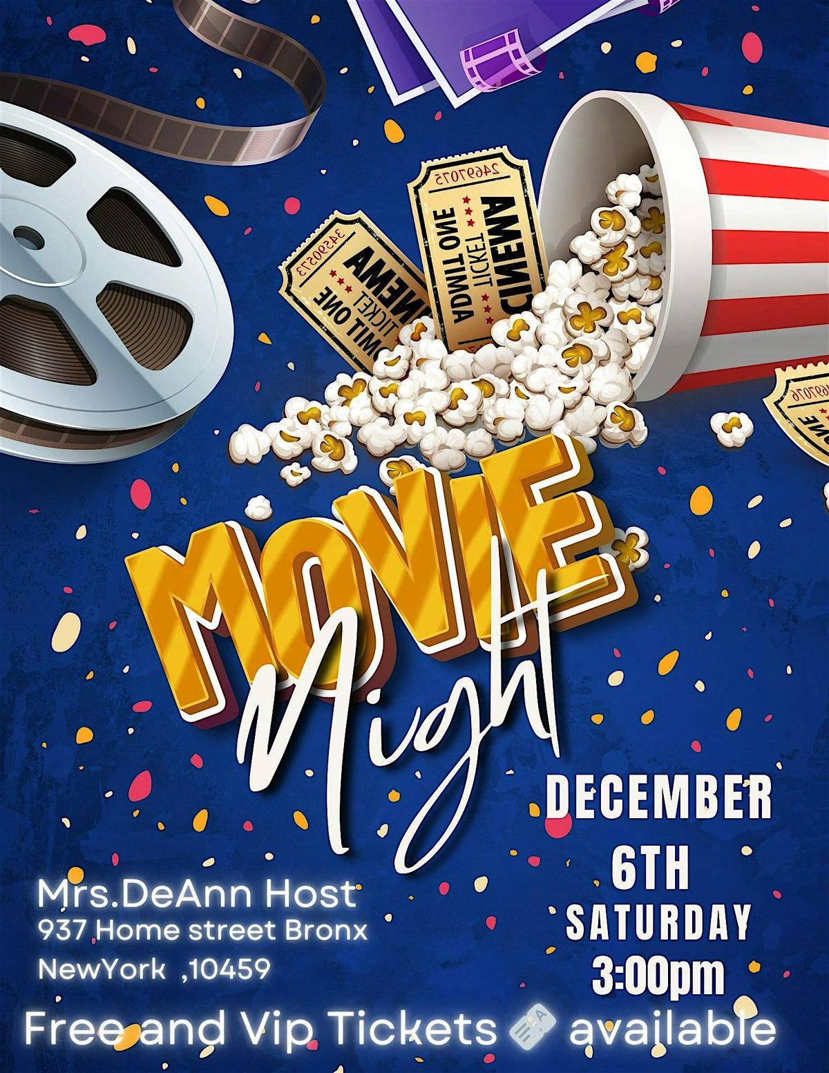 Real Stories Movie Night: Faith, Truth & Popcorn  | Free + VIP Experience