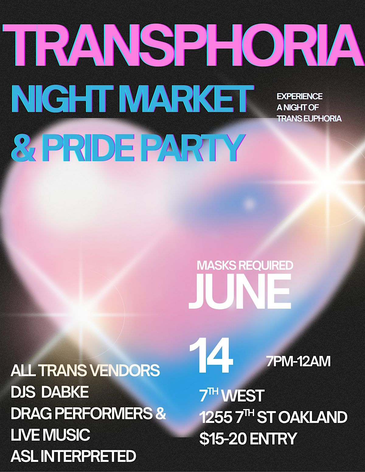 Transphoria: Night Market & Pride Party
