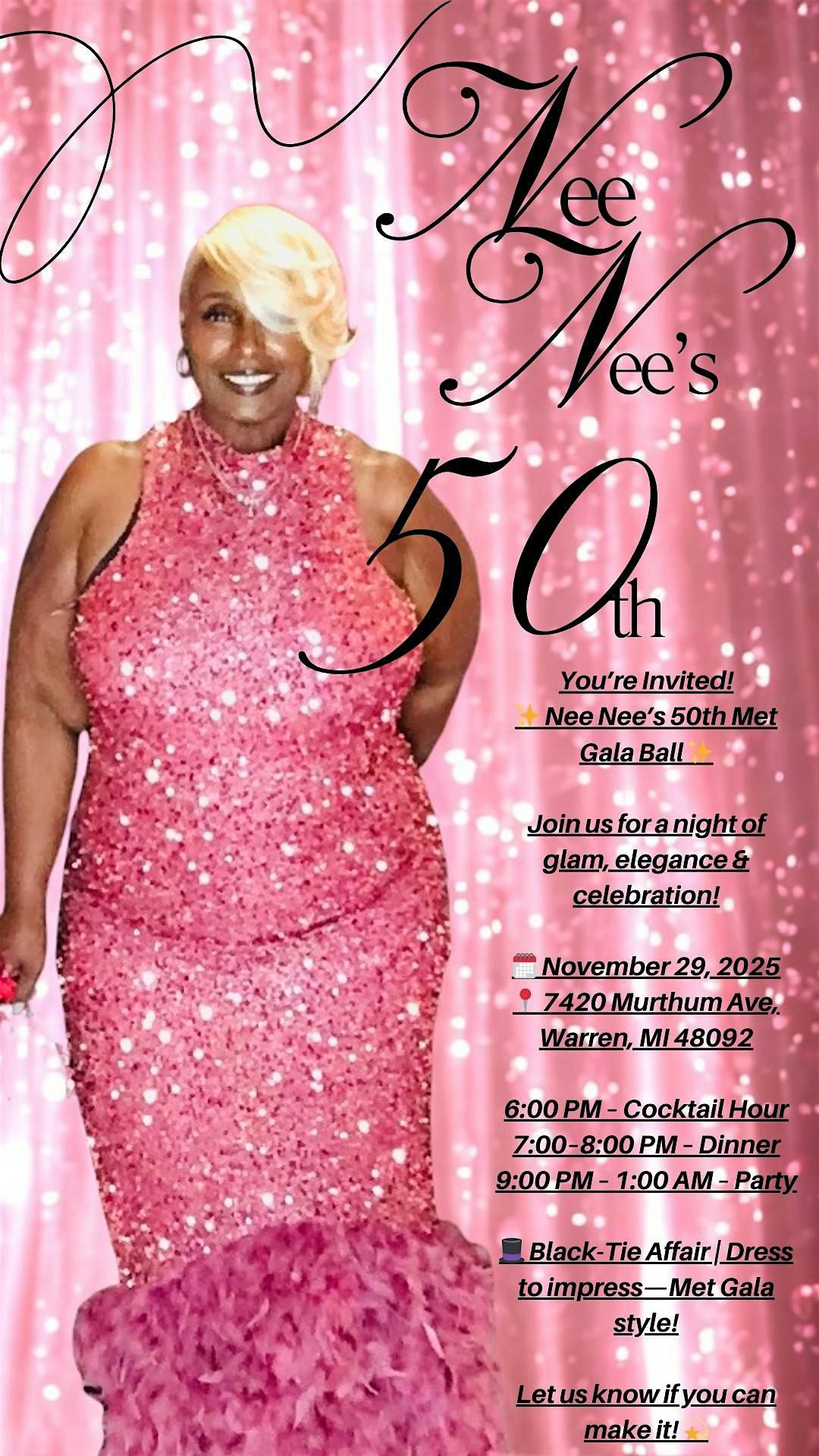 Fifty, Fierce & Fabulous: Nee-Nee\u2019s Met Gala Celebration