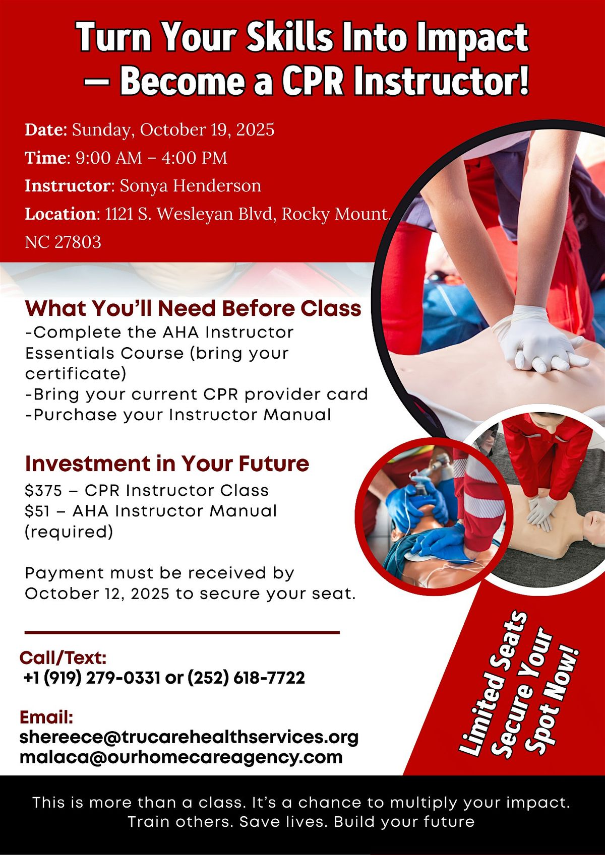 Become A CPR Instructor