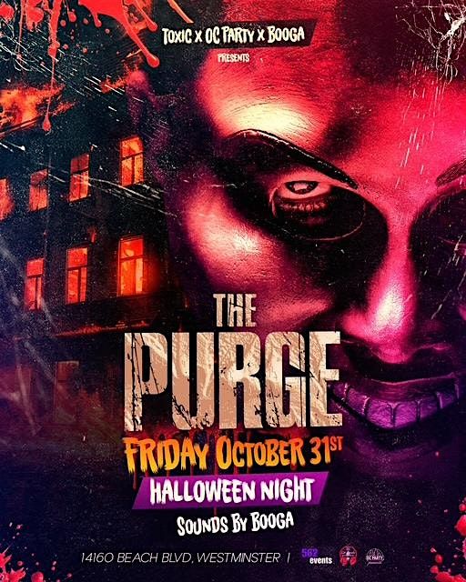Halloween Oct 31st "THE PURGE" @ Bleu Night Club $10 w\/rsvp