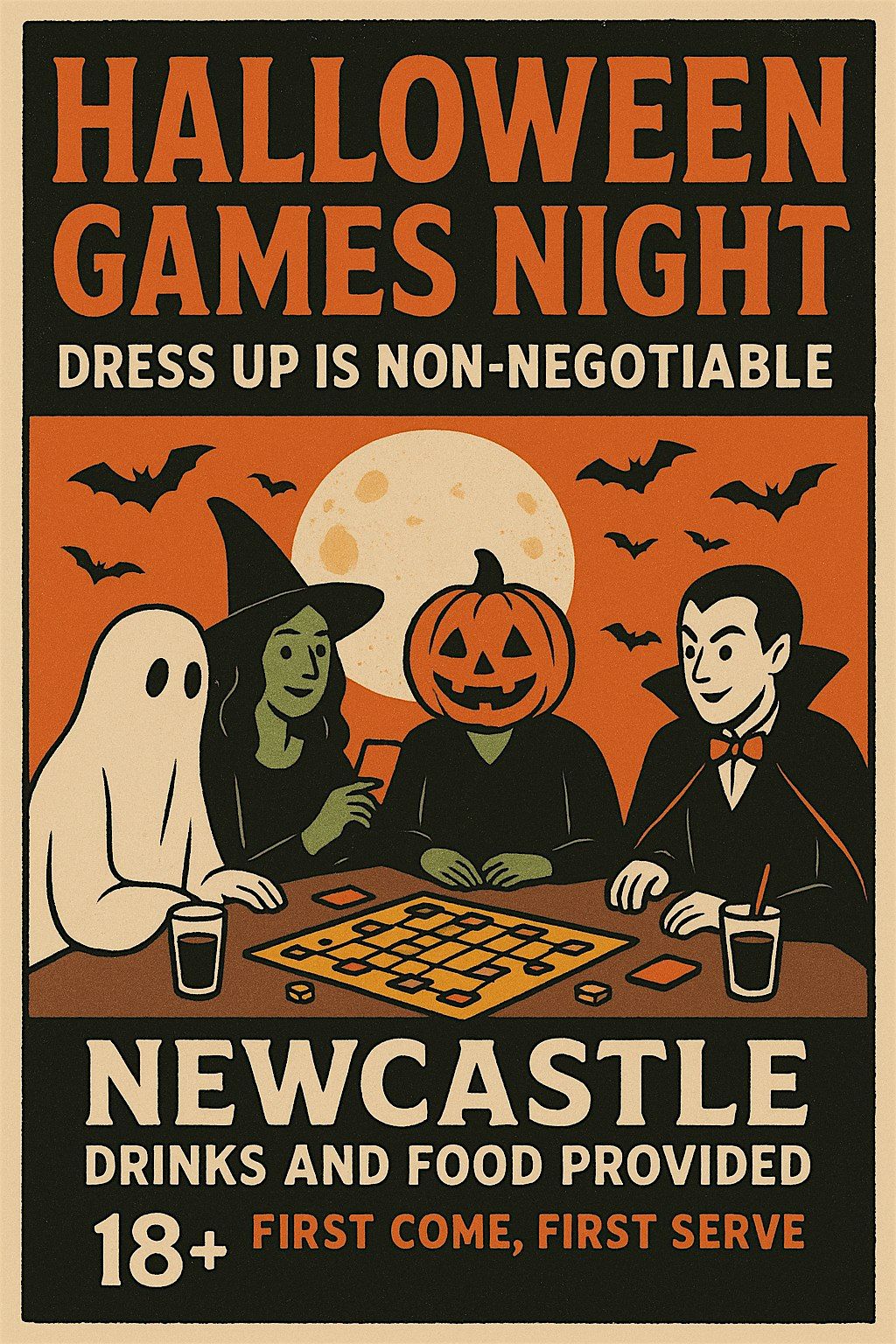 NCL Halloween games night
