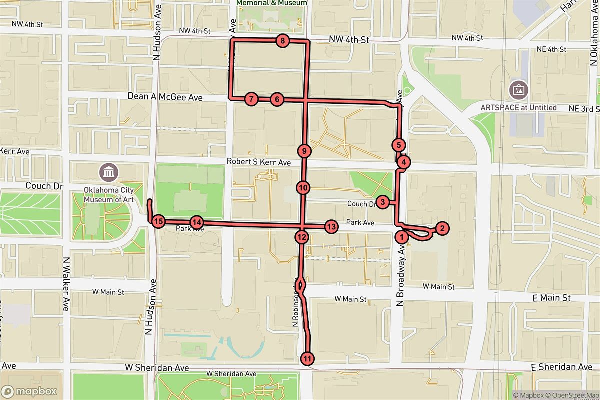 Oklahoma City Audio Tour: Icons, Art, and Architecture of the Business District