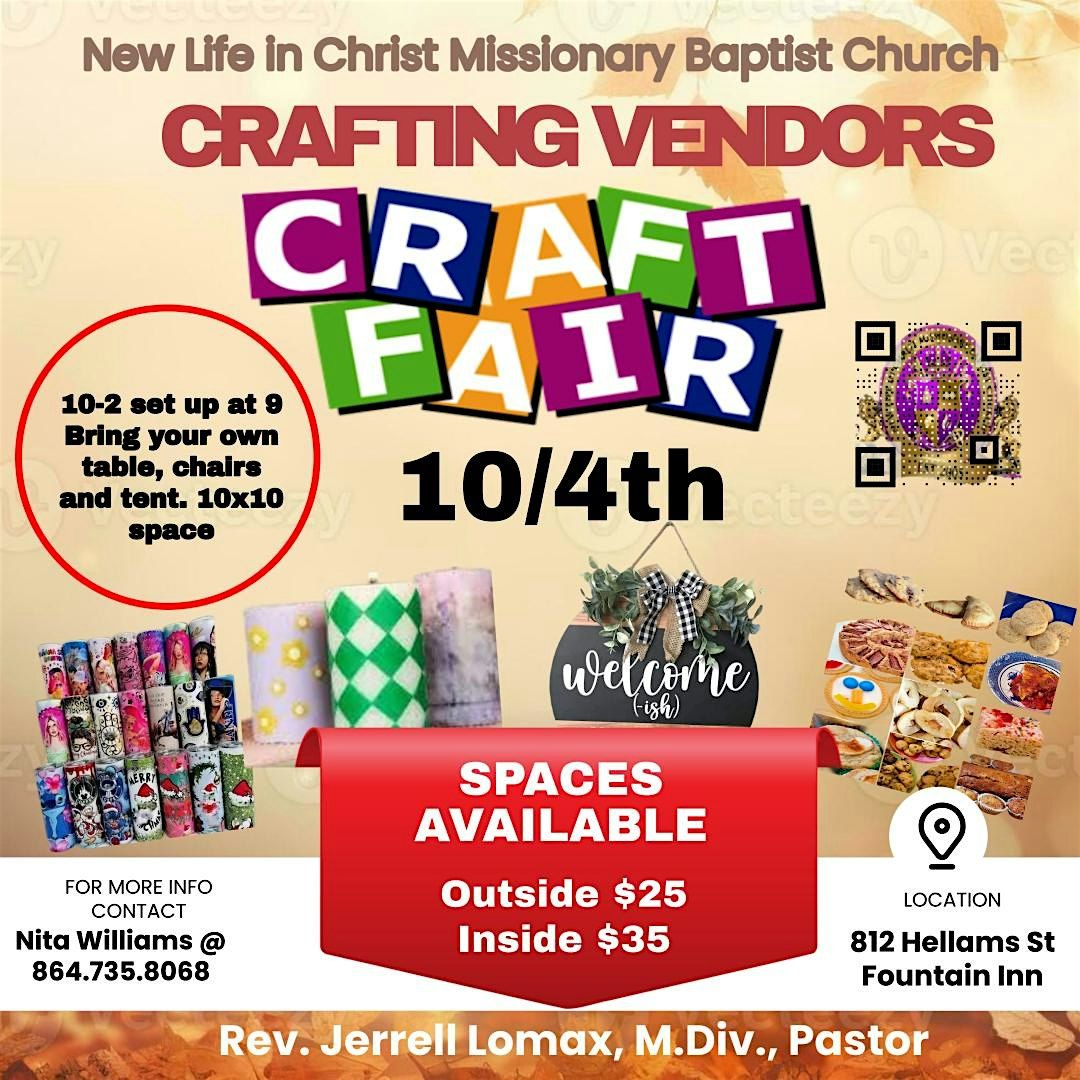 New Life in Christ Craft Fair