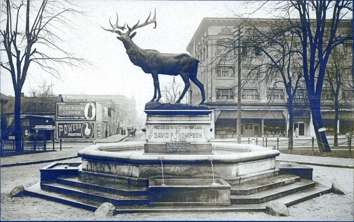 Return of the Thompson Elk Fountain: the Restoration, the Film, the Comic