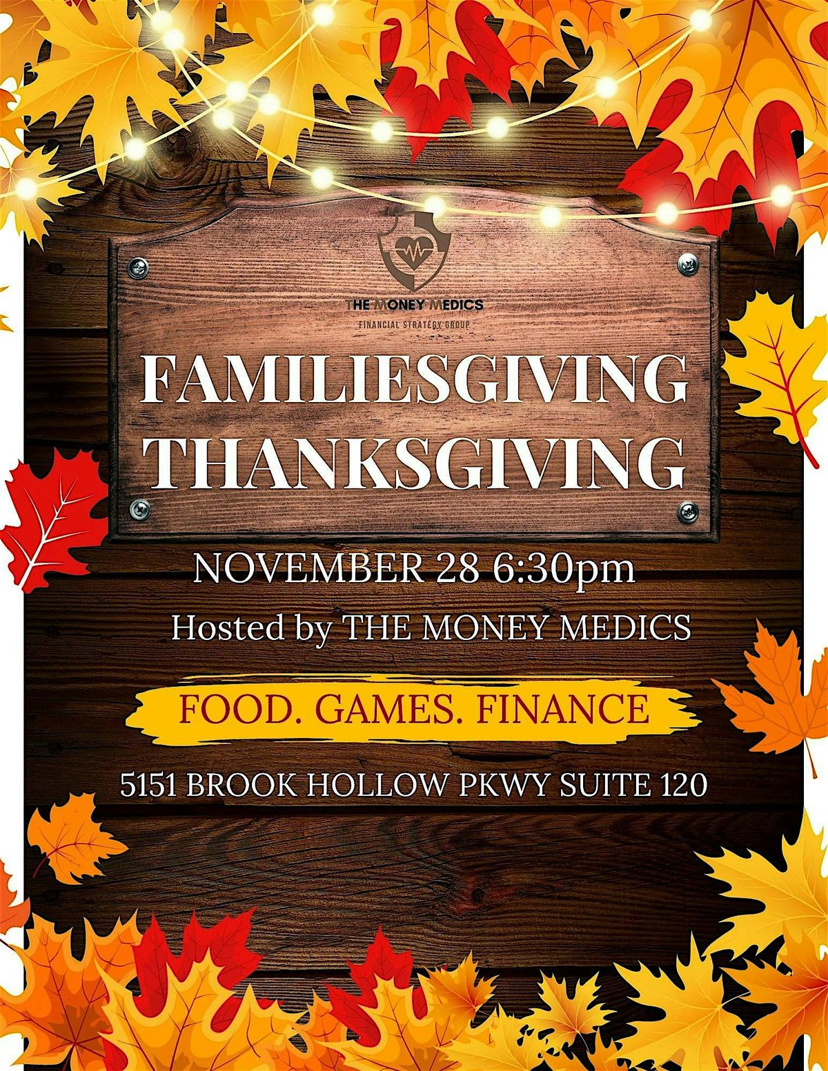 The Money Medics Familiesgiving Thanksgiving