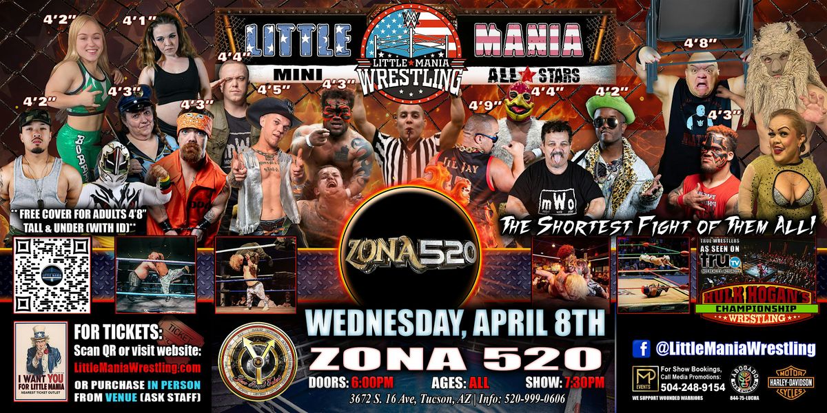 Tuscon, AZ - Little Mania Mini Wrestling @  Zona 520