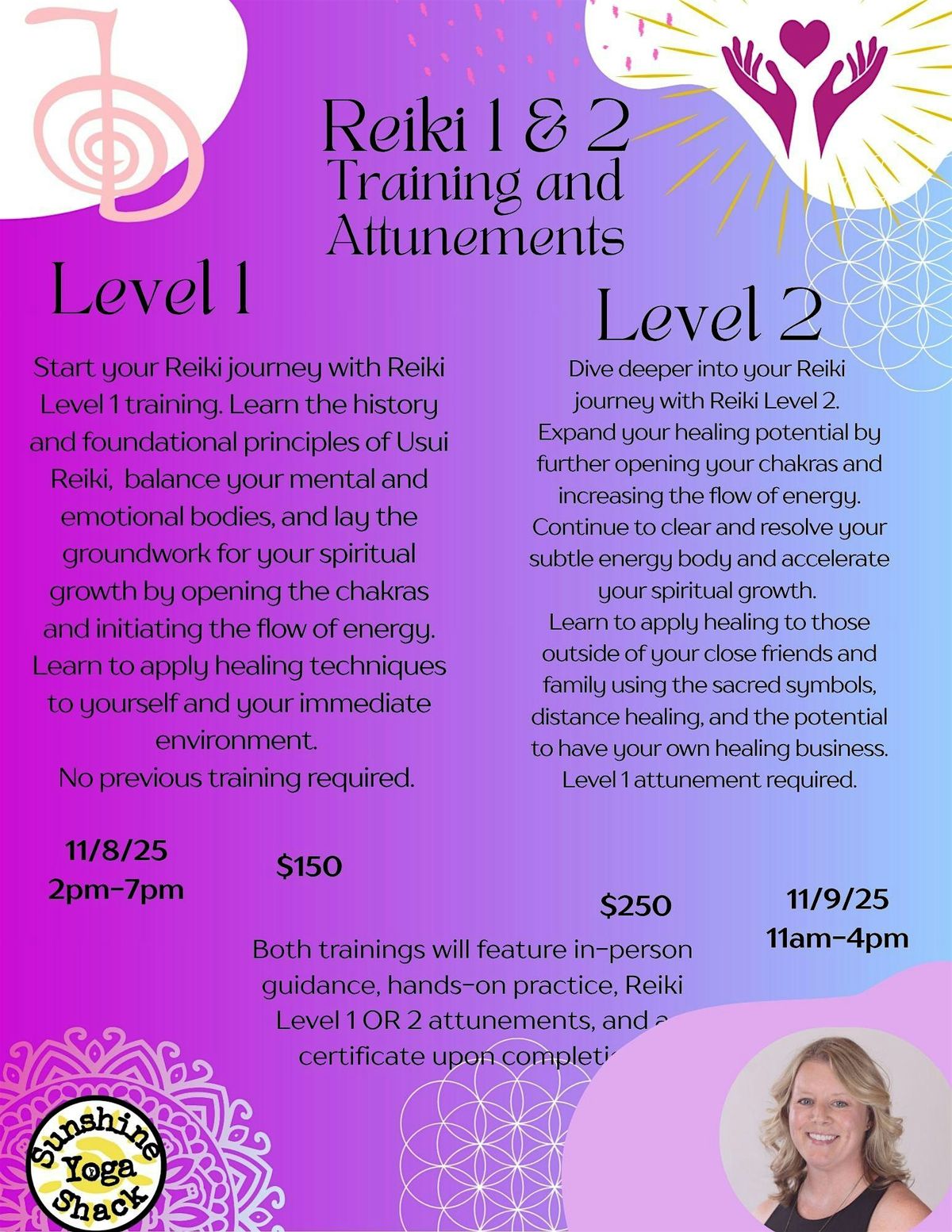 Reiki Level 1 Training & Attunement