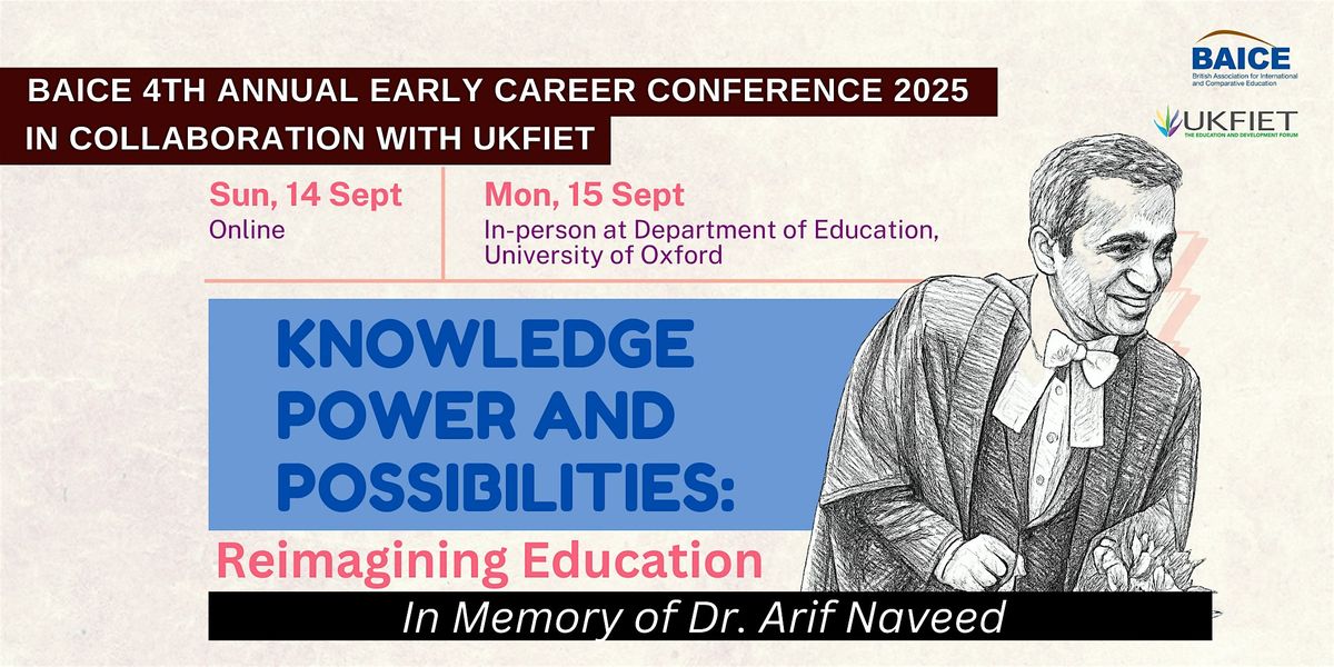 BAICE Annual ECR Conference 2025, Sept 14 (Online) Sept 15 (In-person)