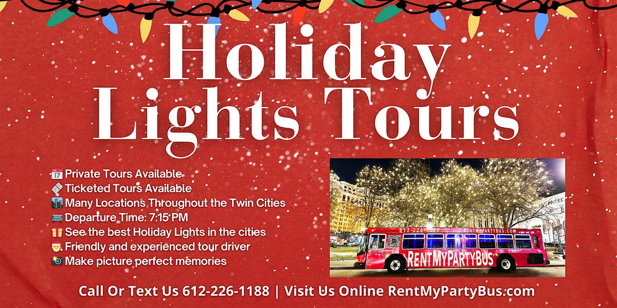 Magical Holiday Lights Tour - St Paul Experience - Dec 7th