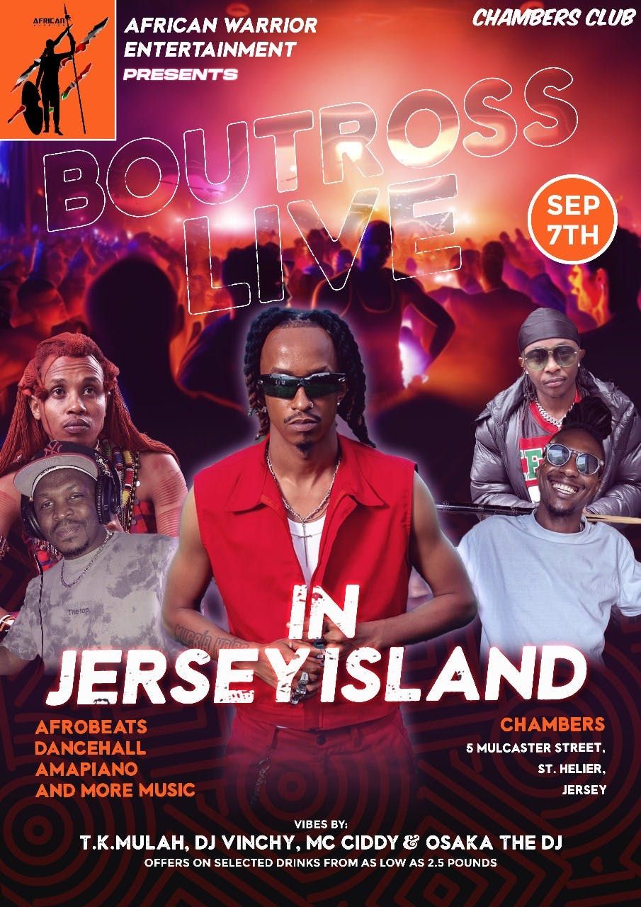 BOUTROSS MR ANGIE LIVE IN JERSEY UK