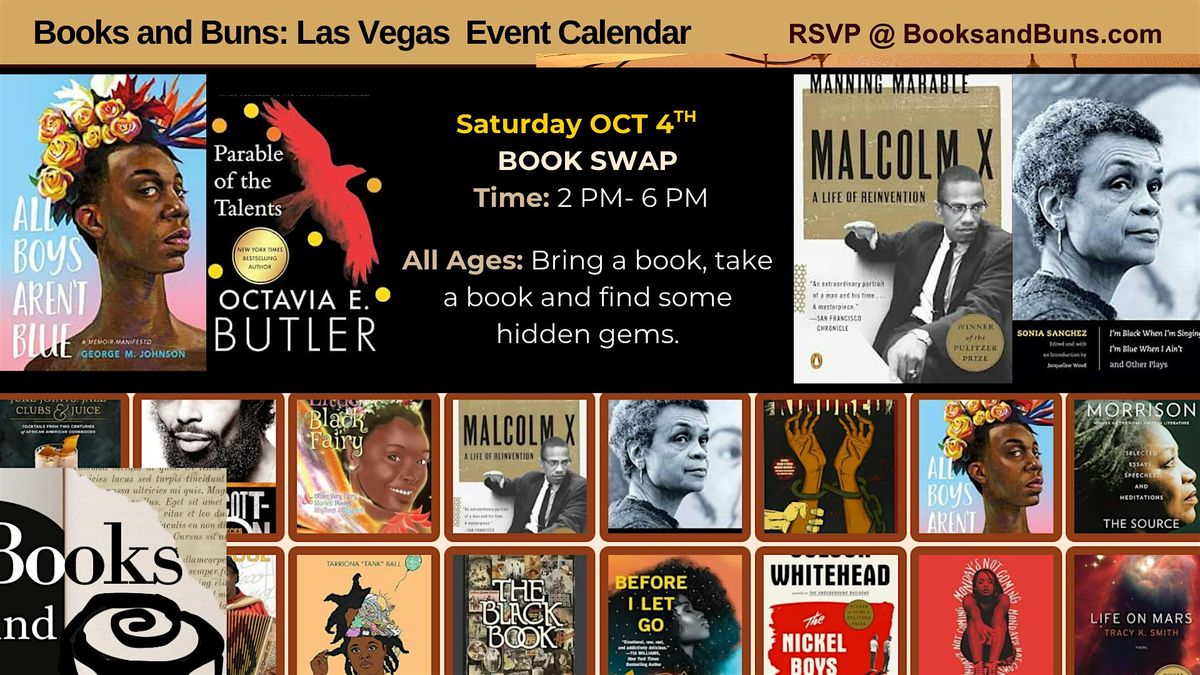 BOOK SWAP at Books and Buns: A Black Creative Arts Hub