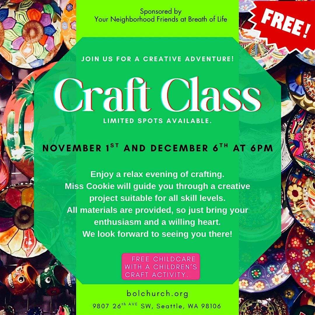 FREE Craft Class