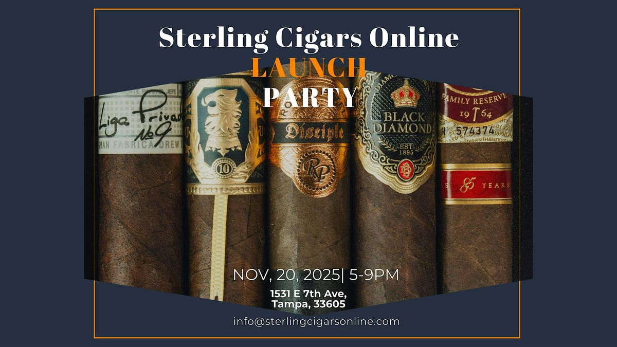 Sterling Cigars Online Launch Party