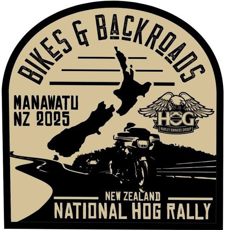 Bikes and Back Roads 2025 National HOG Rally New Zealand