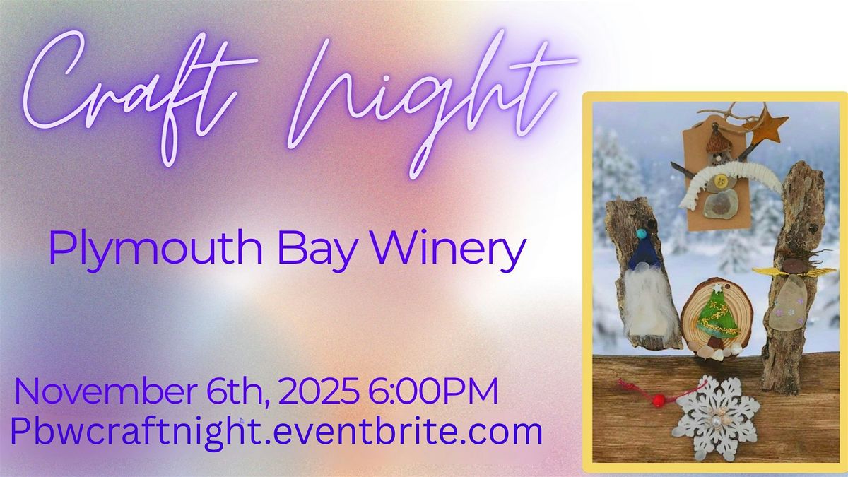 Sea Glass Ornament Craft Night!