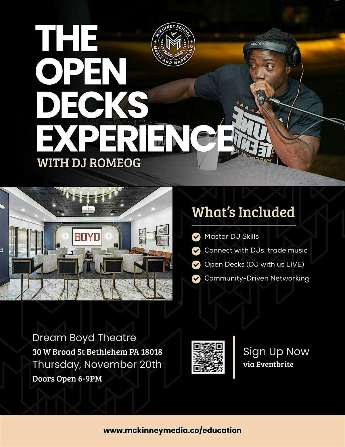 Open Decks Experience with DJ RomeoG