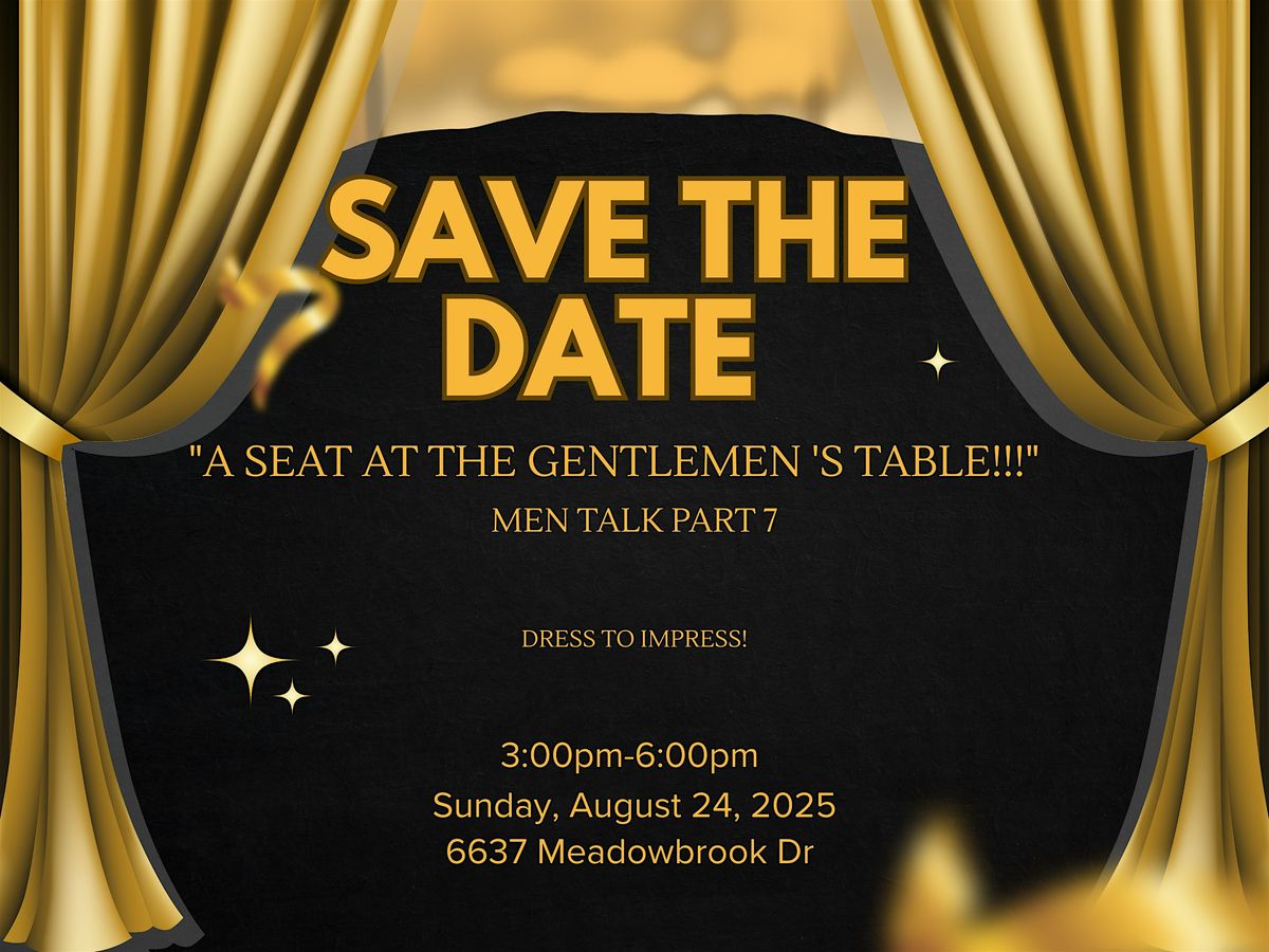 A Seat at the Gentlemen's Table
