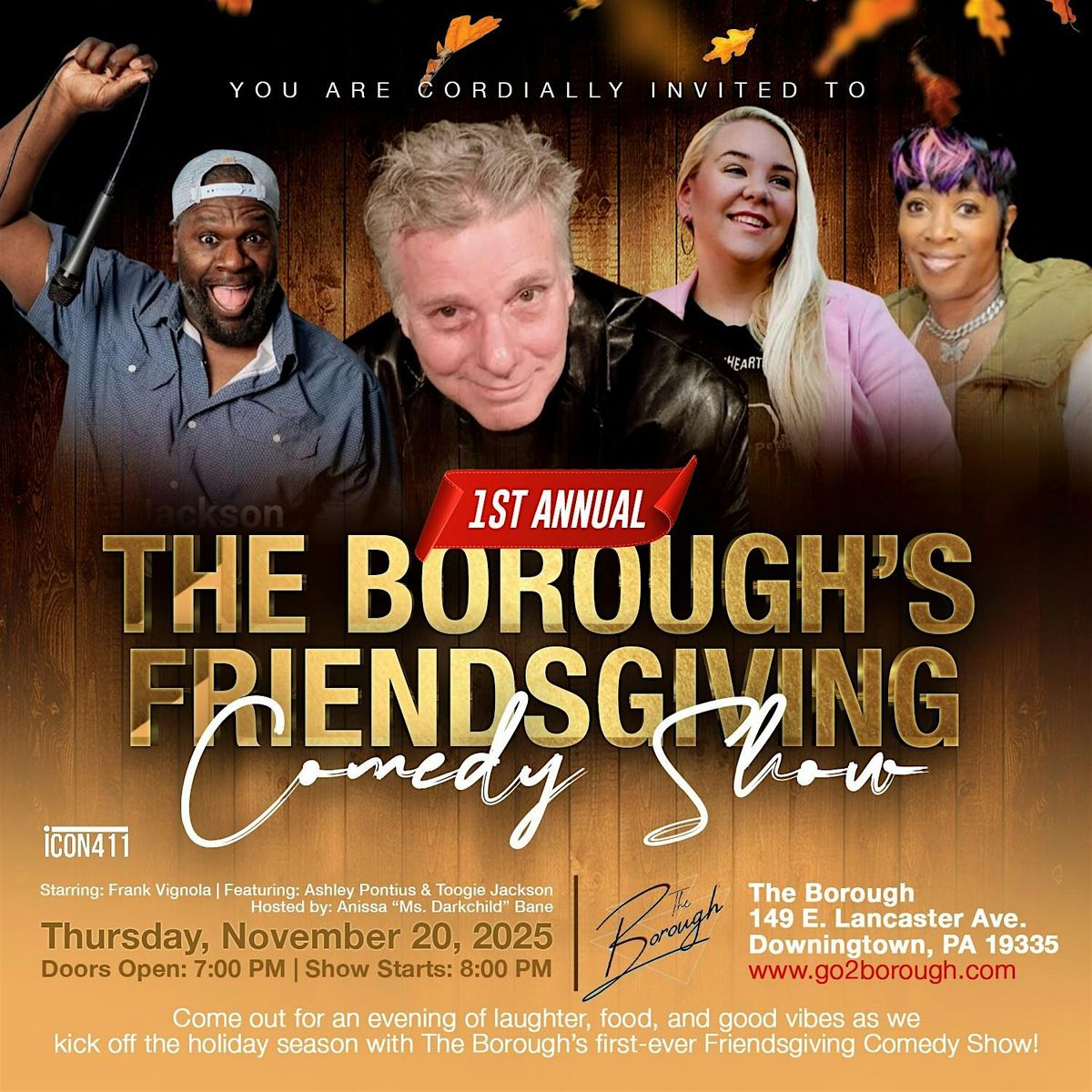 The Borough\u2019s 1st Annual \u201cFriendsgiving Comedy Show\u201d