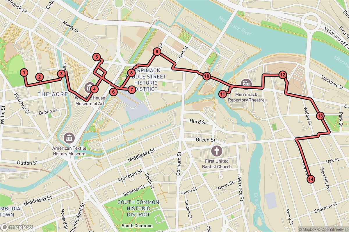 Lowell Audio Tour: Canals, Churches, and Creative Spirits