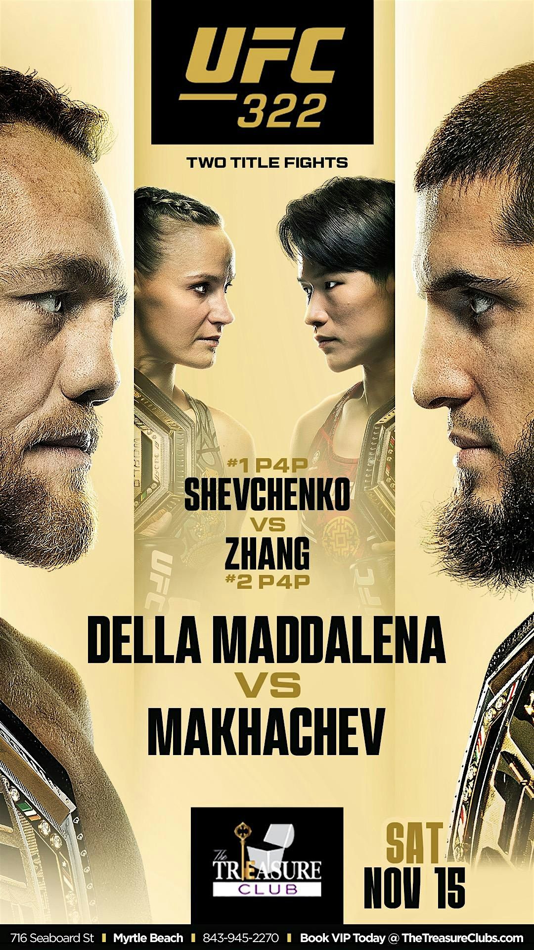 UFC 322 at The Treasure Club