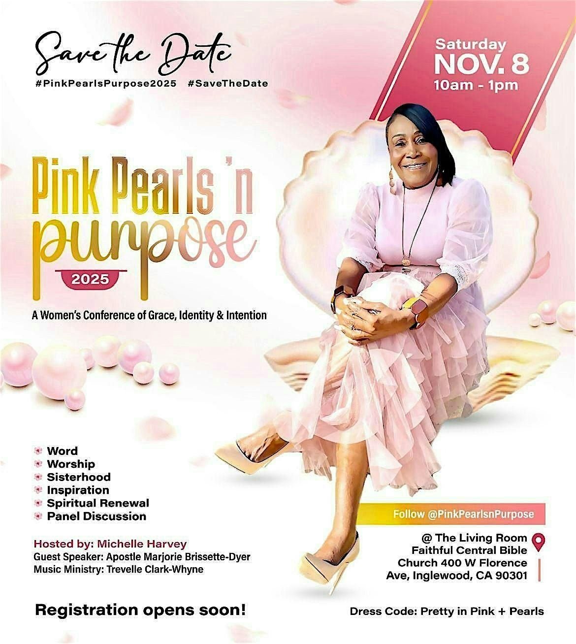 Pink Pearls'n Purpose - Women's conference