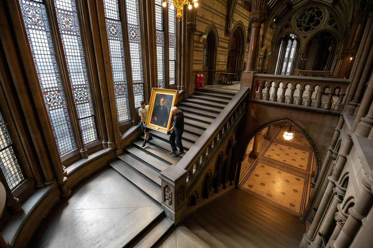 A Brush With History - Restoring Our Town Hall's paintings