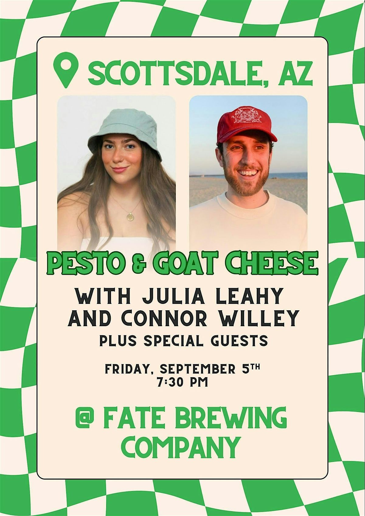 Pesto and Goat Cheese Comedy Tour - Featuring Julia Leahy and Connor Willey