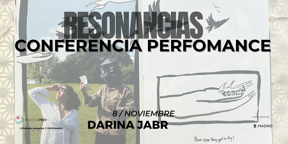 Resonancias | Conferencia-performance  con Darina Jabr.