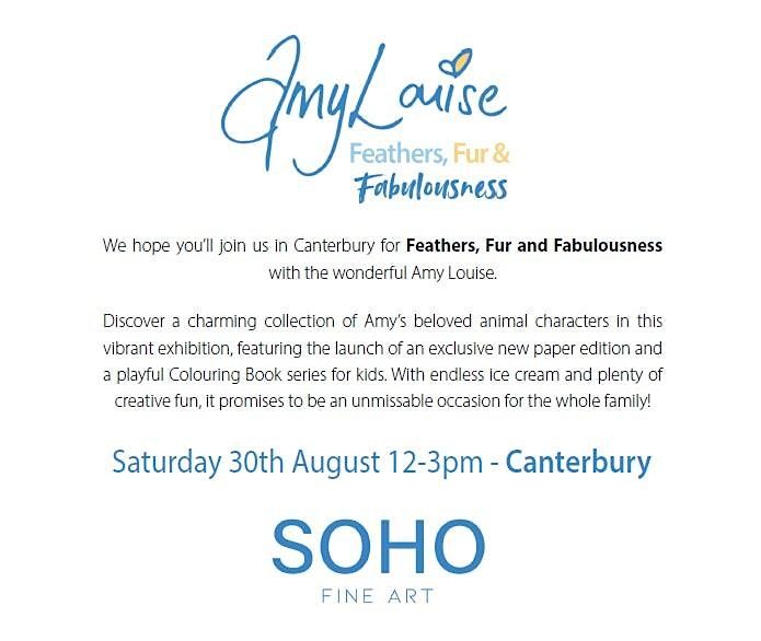 Feathers, Fur and Fabulousness with the wonderful Amy Louise