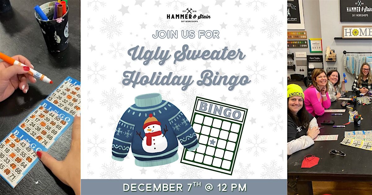 Ugly Sweater Holiday Bingo