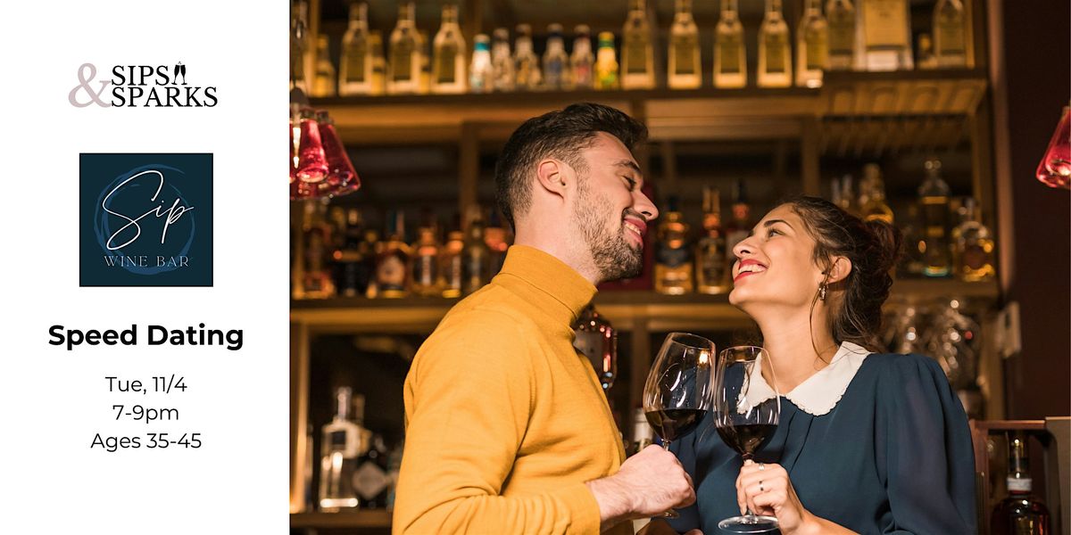 Speed Dating Ages 35-45 in Old Saybrook, CT at Sip Wine Bar