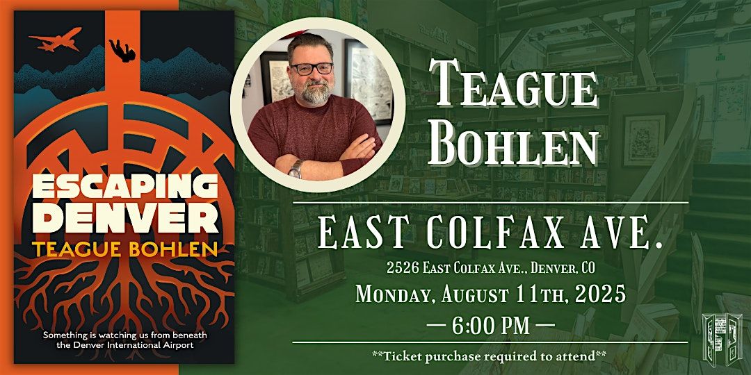 Teague Bohlen Live at Tattered Cover Colfax
