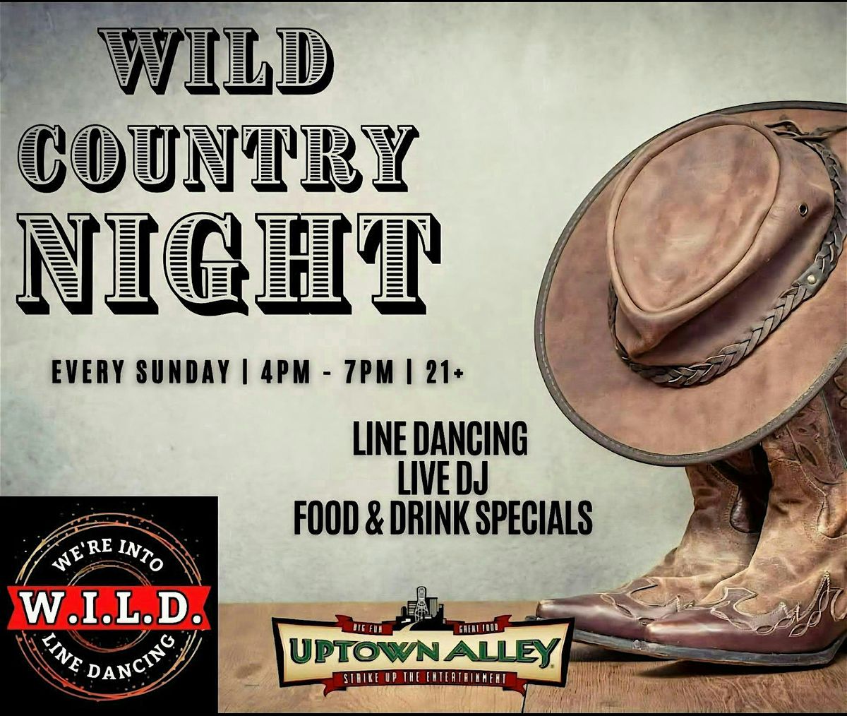 Wild County Night at Uptown Alley Manassas