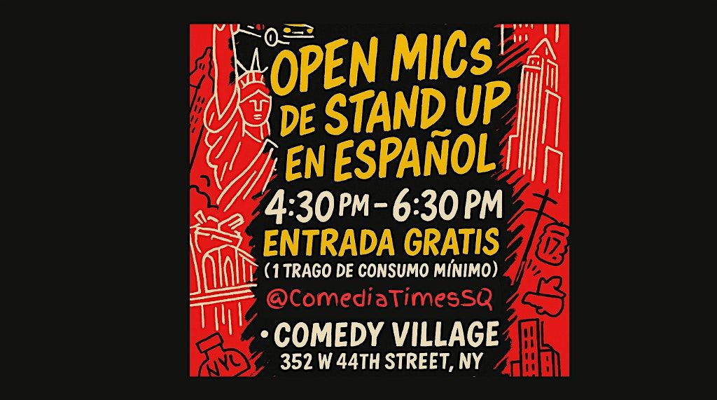 FREE Spanish Stand Up Show | Comedia en Espa\u00f1ol en Times Square
